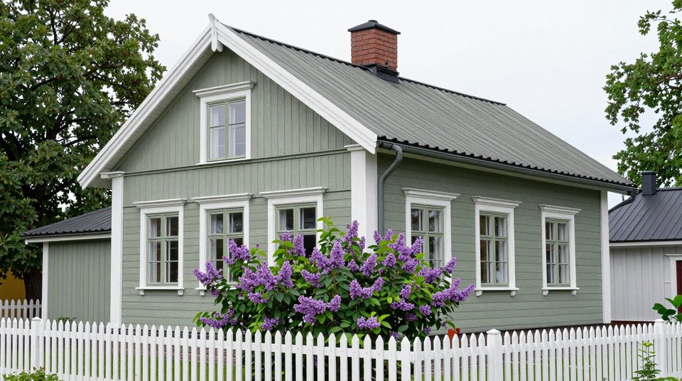 Fasadmålning-projekt i Sollentuna