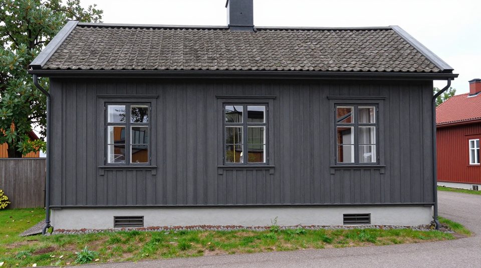Fasadmålning-projekt i Sollentuna